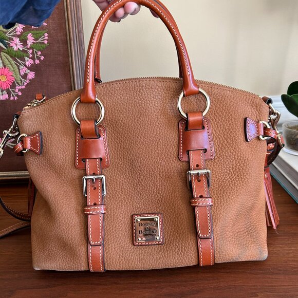 Dooney and Bourke Bristol Satchel in Pebble Grain Leather - Picture 5 of 9